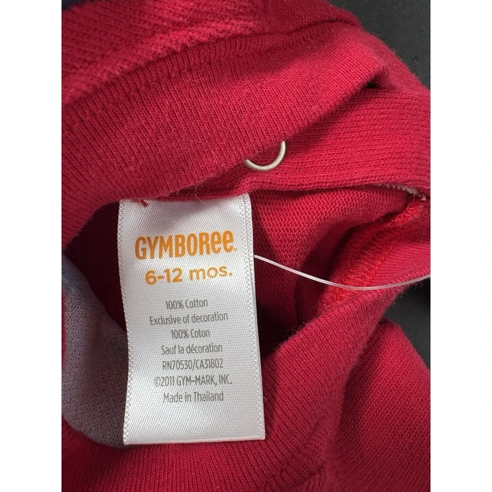 Gymboree Snow Chillin Romper 6-12 Months NWT Red Winter Scarf Brrr One Piece